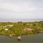 The Merrit Island luxury estate aerial view