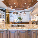 The Merritt Island open gourmet kitchen with state of the art gas cooktop