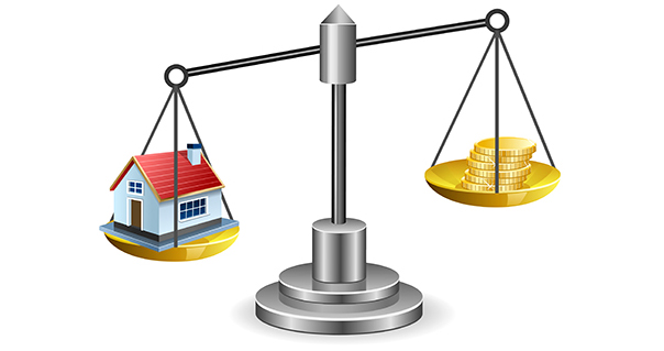 A home's Cost vs. Price