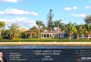Vero Beach Luxury Market Report for 32963 June 2019