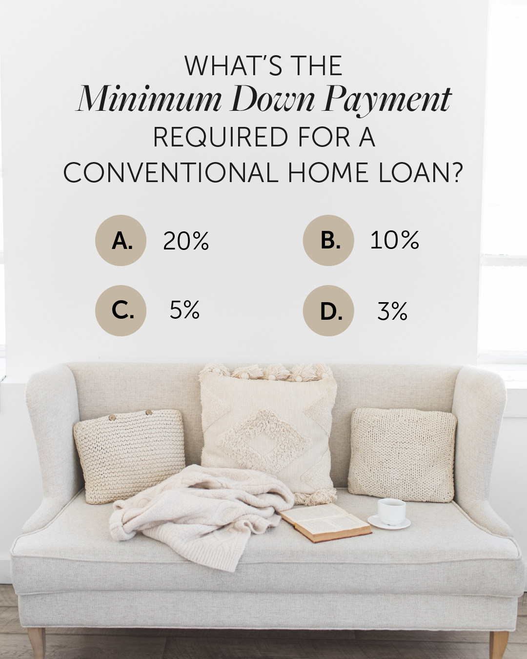 What is the Minimum Down Payment for a Conventional Home Loan