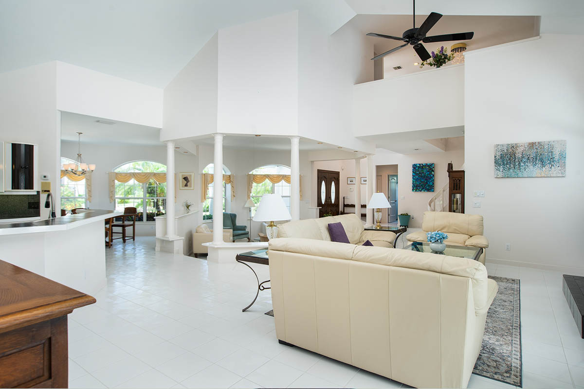 Great Room - Family Room space with Cathedral Ceiling