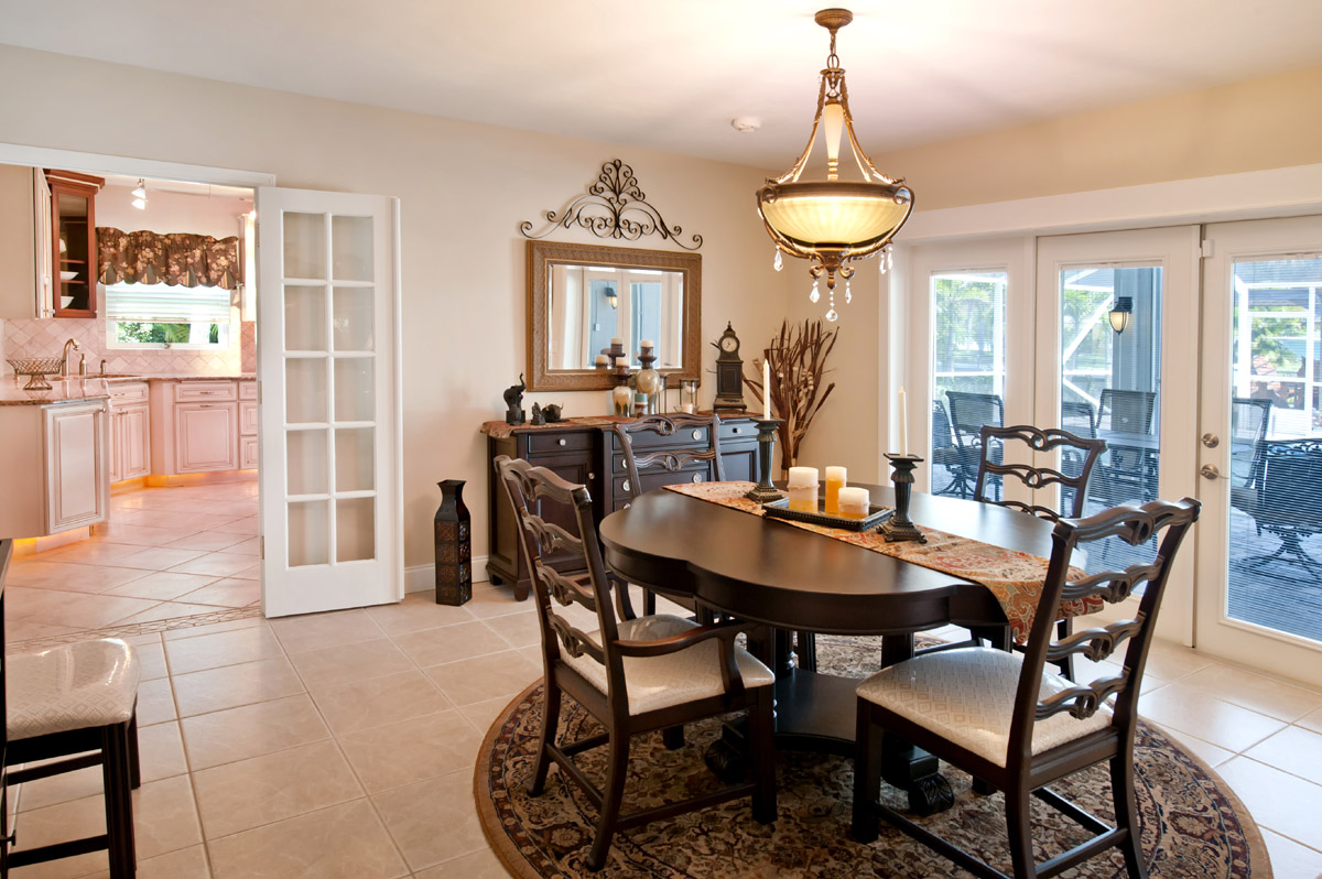 The Dining Room area next to the kitchen