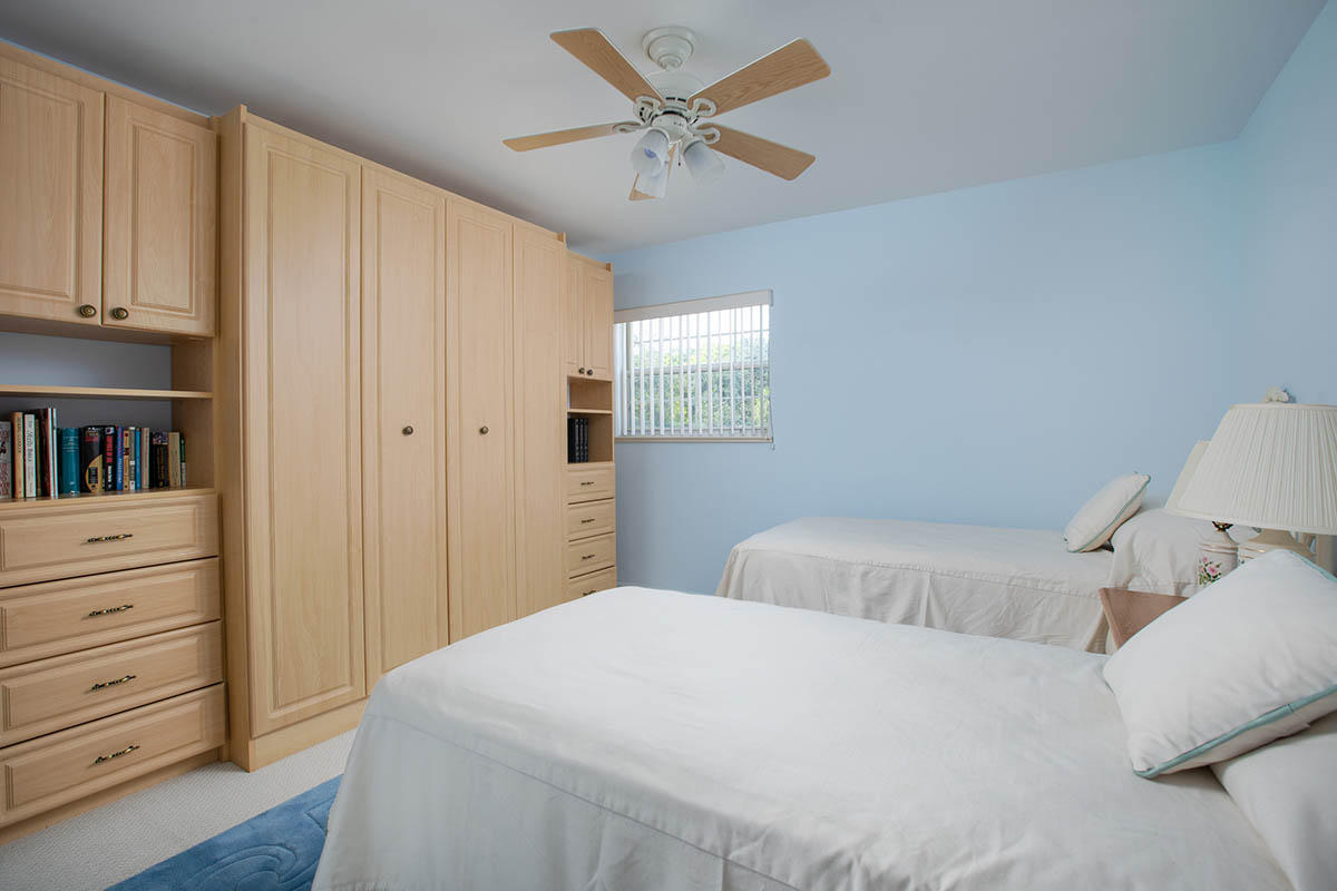 Third Bedroom with Murphy Bed & Built-ins on 2nd floor