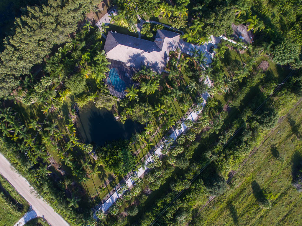 Another aerial view of this Vero Beach Country Estate  