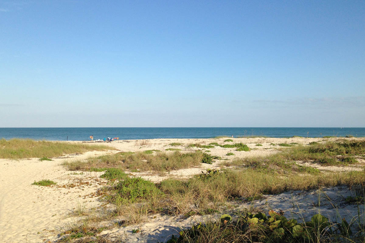 The Castaway Cove Beach which is considered the best and widest beach on the whole barrier island in Vero Beach.