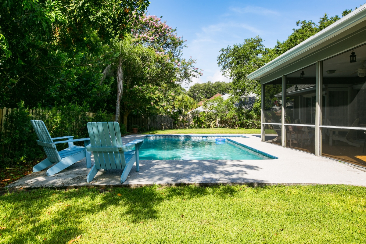 Relax by the pool and enjoy the ocean breezes